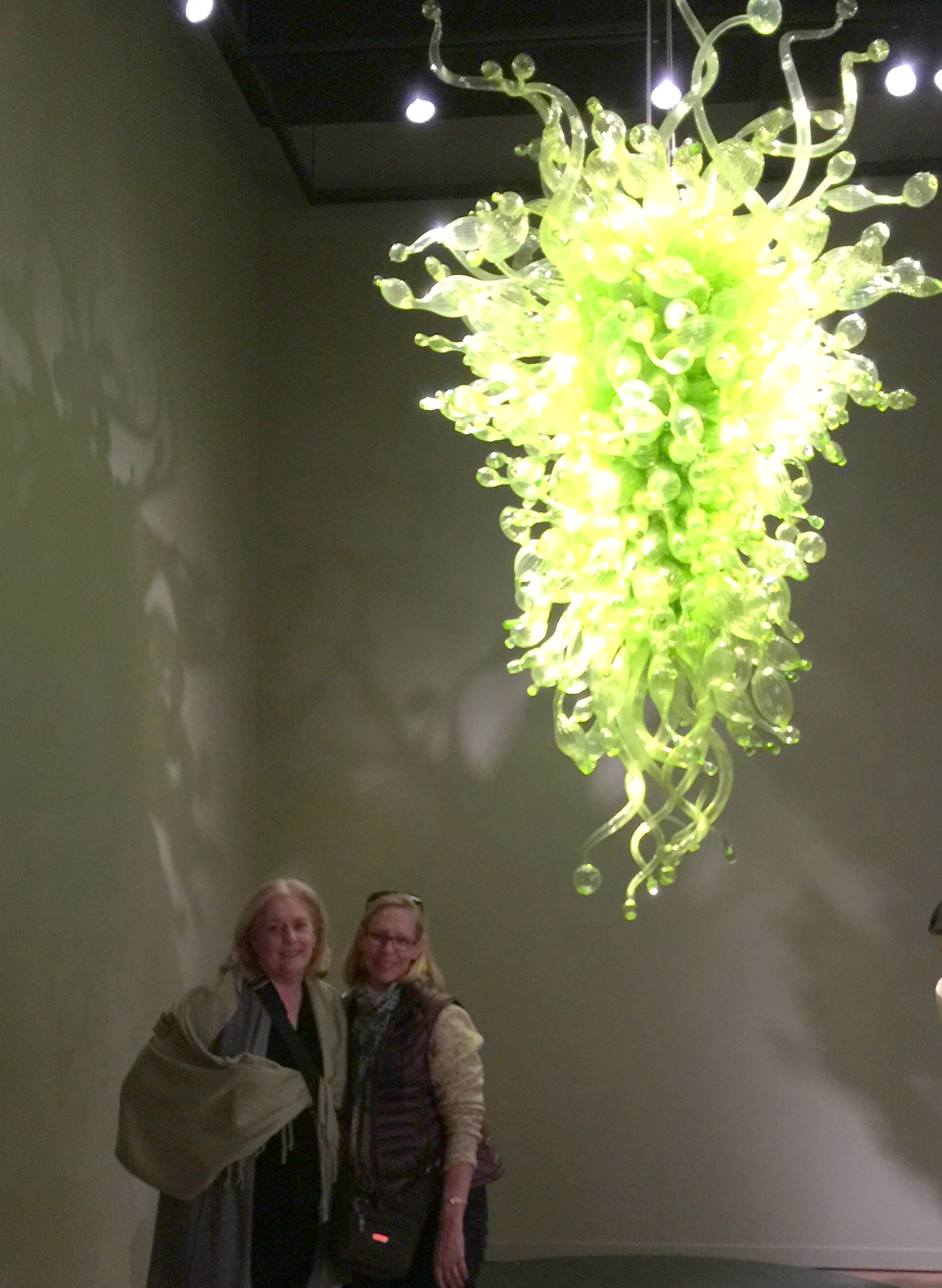 Frieda Green chandelier